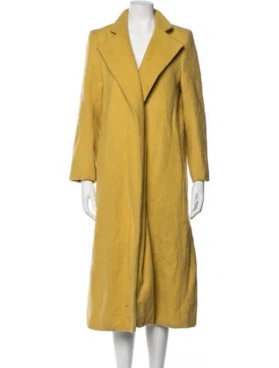 Pre-owned Heidi Merrick Coat In Yellow