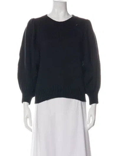 Pre-owned Heidi Merrick Crew Neck Sweater In Black