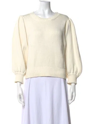 Pre-owned Heidi Merrick Crew Neck Sweater In Neutrals