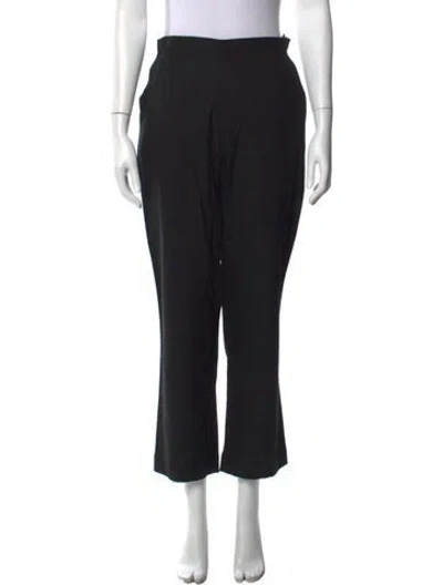 Pre-owned Heidi Merrick Flared Pants In Black
