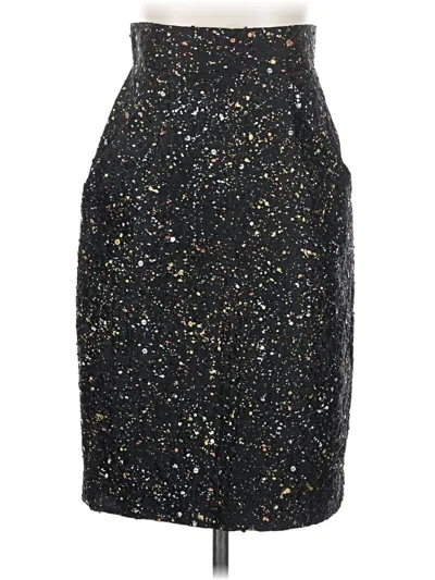 Pre-owned Heidi Merrick Formal Skirt In Black