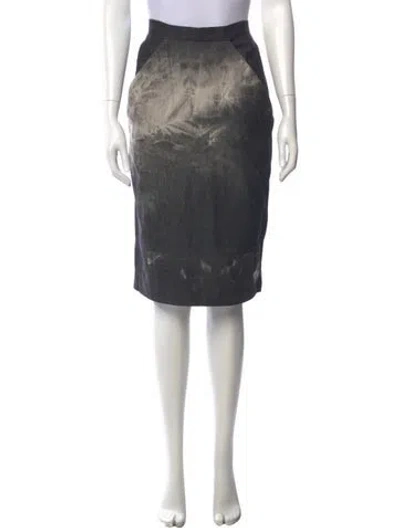 Pre-owned Heidi Merrick Knee-length Skirt In Black