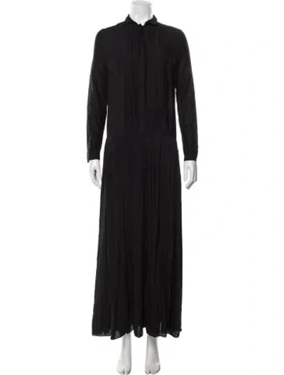 Pre-owned Heidi Merrick Long Dress In Black