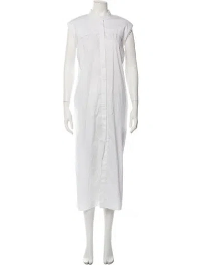 Pre-owned Heidi Merrick Long Dress In Neutrals