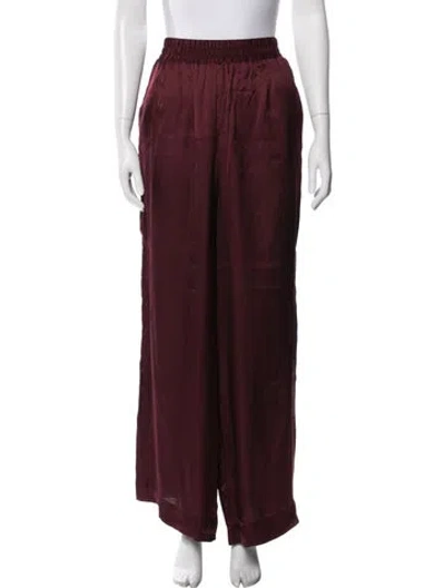 Pre-owned Heidi Merrick Lounge Set In Burgundy