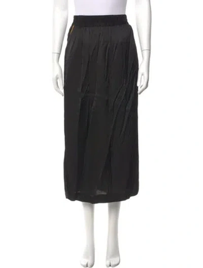 Pre-owned Heidi Merrick Midi Length Skirt In Black
