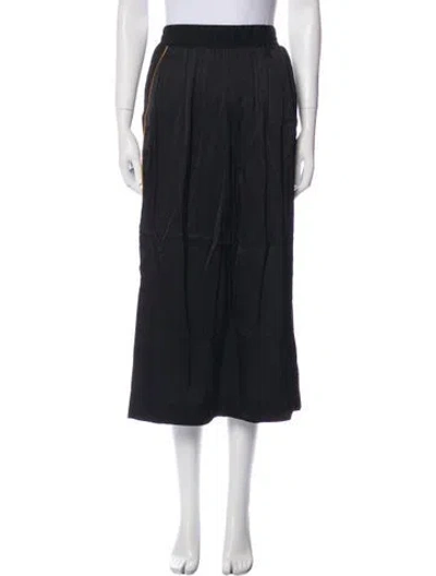 Pre-owned Heidi Merrick Midi Length Skirt In Black