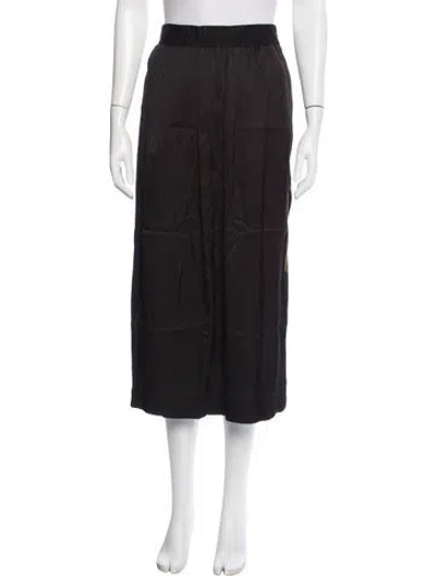 Pre-owned Heidi Merrick Midi Length Skirt In Grey