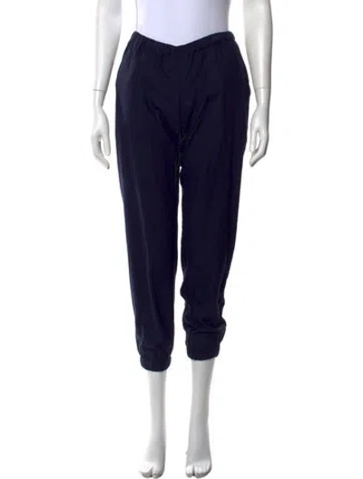Pre-owned Heidi Merrick Straight Leg Pants In Blue