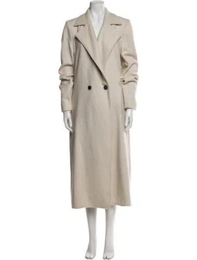 Pre-owned Heidi Merrick Trench Coat In Neutral