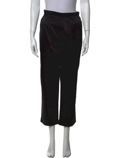 Pre-owned Heidi Merrick Wide Leg Pants In Black