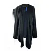 Heike-ny Women's The Elisa Tuxedo Top In Black In Black