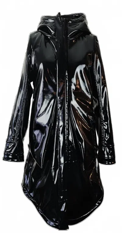Heike-ny Women's The J Coat In Patent Black
