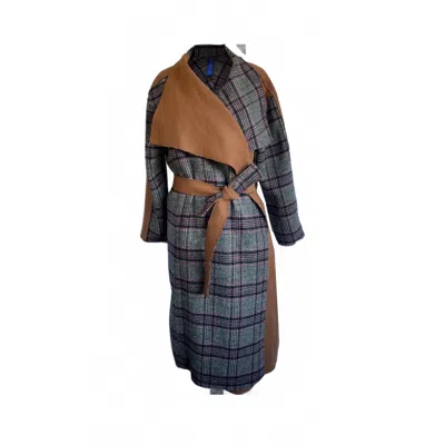 Heike-ny Women's The Rumi Coat In Multi In Animal Print
