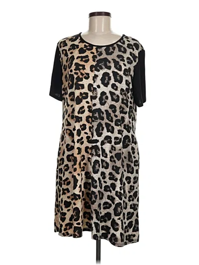 Pre-owned Heimish Usa Casual Dress In Brown