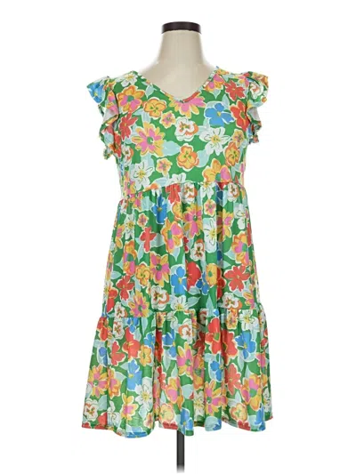 Pre-owned Heimish Usa Casual Dress In Green