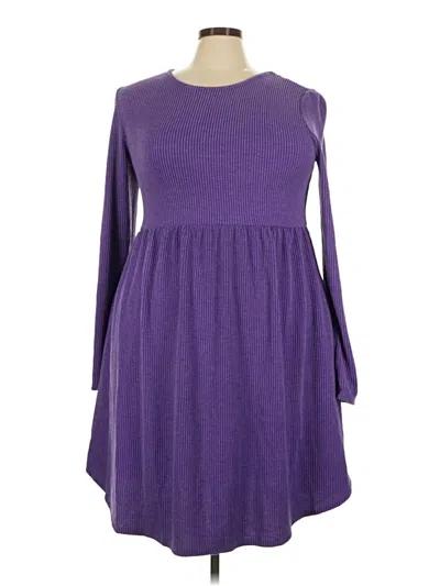 Pre-owned Heimish Usa Casual Dress In Purple