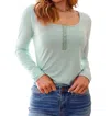 Heimish Usa Count On Me Ribbed Bodysuit In Sage In Multi
