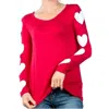 Heimish Usa Heart Sleeve Top In Red In Red