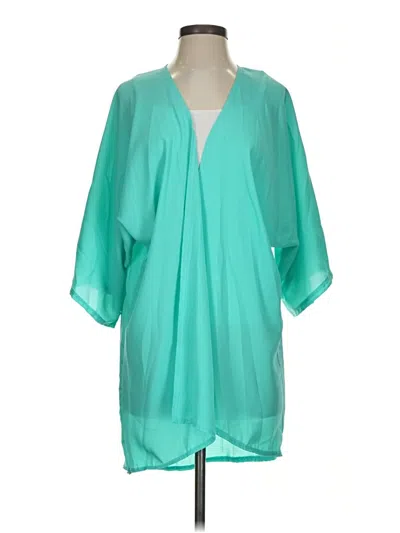 Pre-owned Heimish Usa Kimono In Teal