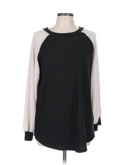 Pre-owned Heimish Usa Long Sleeve Blouse In Black
