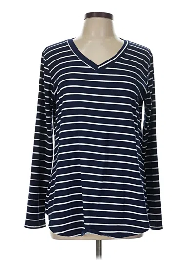Pre-owned Heimish Usa Long Sleeve T-shirt In Blue