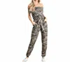 HEIMISH USA OFF THE SHOULDER JUMPSUIT IN CAMO