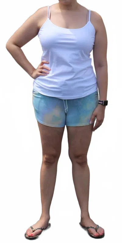 Heimish Usa Out Of The Tie Dye Knit Shorts In Blue