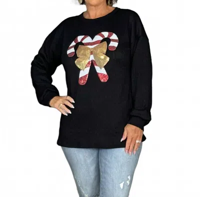 Heimish Usa Peppermint Twist Top In Black