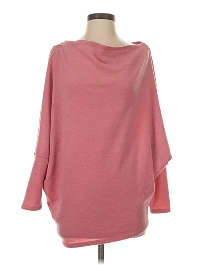 Pre-owned Heimish Usa Poncho In Pink