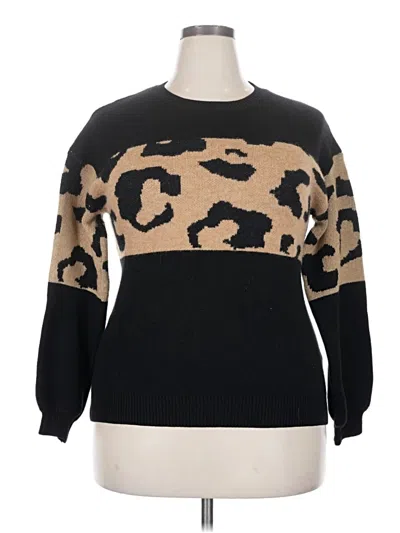 Pre-owned Heimish Usa Pullover Sweater In Black