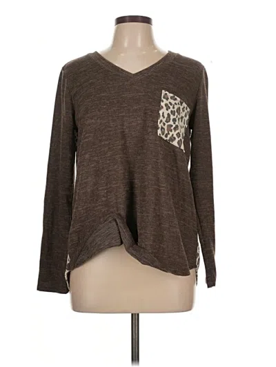 Pre-owned Heimish Usa Pullover Sweater In Brown