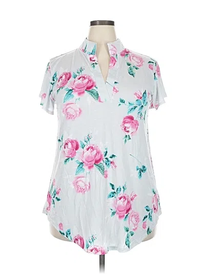 Heimish Usa Short Sleeve Blouse In Multi