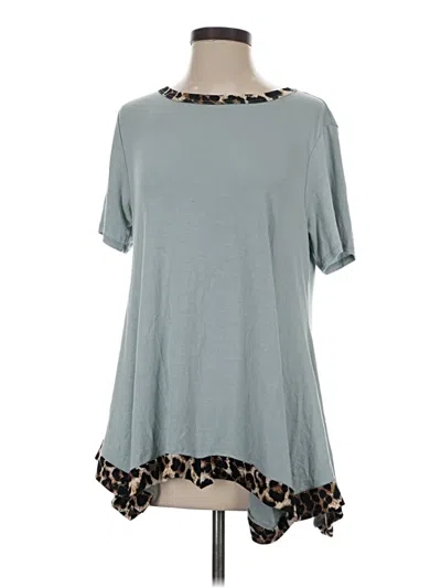 Pre-owned Heimish Usa Short Sleeve T-shirt In Gray