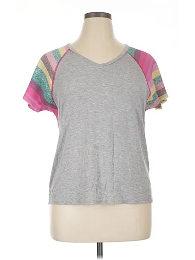 Pre-owned Heimish Usa Short Sleeve T-shirt In Gray