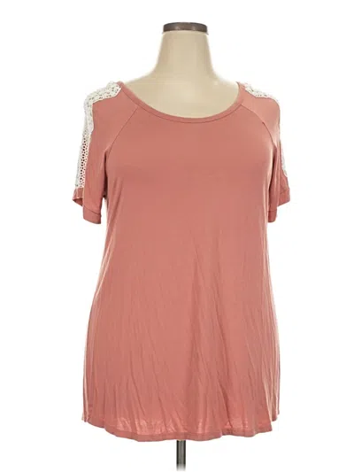 Pre-owned Heimish Usa Short Sleeve T-shirt In Pink