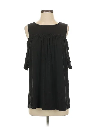 Pre-owned Heimish Usa Sleeveless Blouse In Black