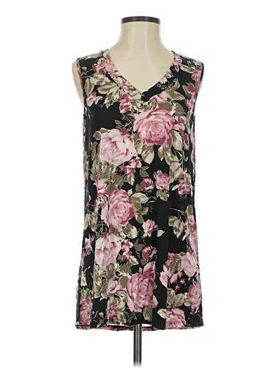 Pre-owned Heimish Usa Sleeveless Blouse In Black