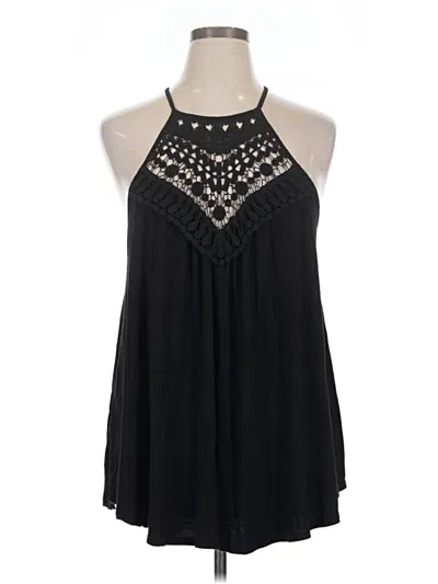 Pre-owned Heimish Usa Sleeveless Blouse In Black