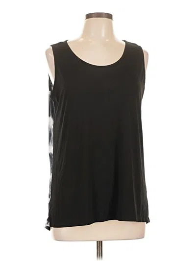 Pre-owned Heimish Usa Sleeveless Top Black Scoop Neck Tops