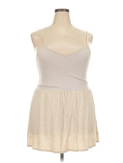 Pre-owned Heimish Usa Sleeveless Top Ivory Sweetheart Neckline Tops