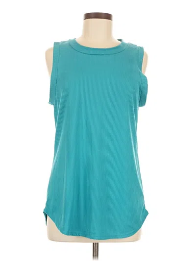 Pre-owned Heimish Usa Sleeveless T-shirt In Teal