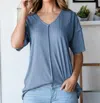Heimish Usa Solid Top In Blue