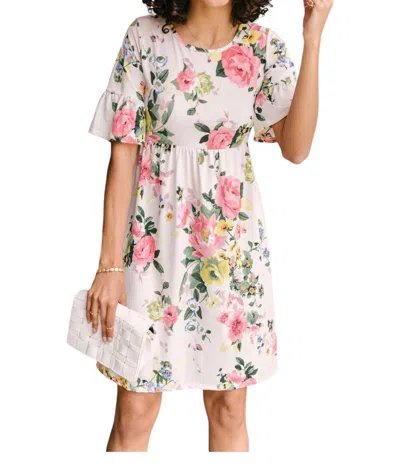 Heimish Usa Spring In Your Step Dress In Pink