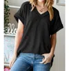 Heimish Usa Urban Ribbed Top In Black