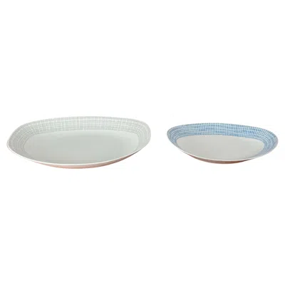 Pre-owned Heinrich Loffelhardt Mid-century Modern German Ceramic Plates By Heinrich Löffelhardt For Arzberg In Gray