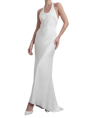 Heiress Beverly Hills The Deep Plunge Gown In White