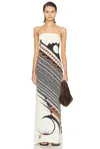 Heirlome Alex Jurado Dress In Ivory Multi In Neutral