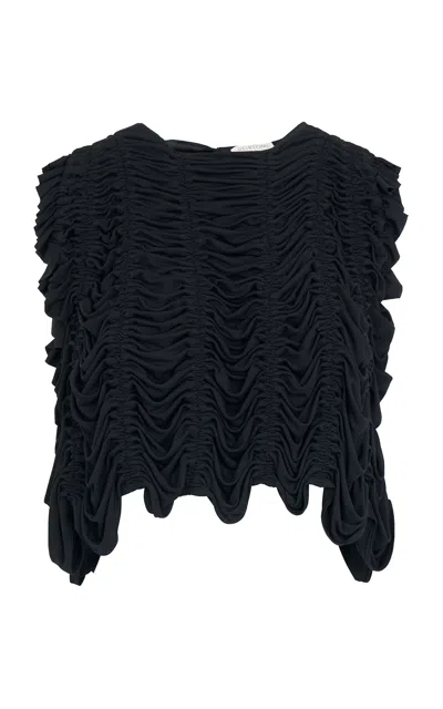 Heirlome Alma Jersey Top In Black