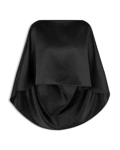 Heirlome Anna Silk Top In Black